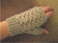 ravelry Paula McKeever Fingerless Lace Gloves